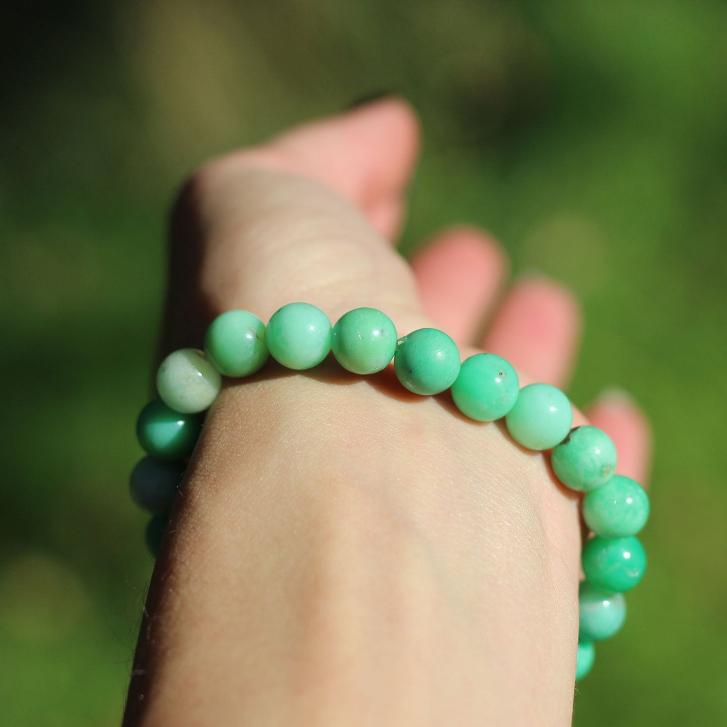 Australian Jade Chrysoprase Bracelet