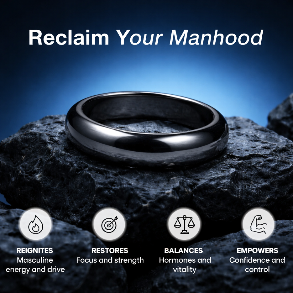 Magnos® Hematite Ring